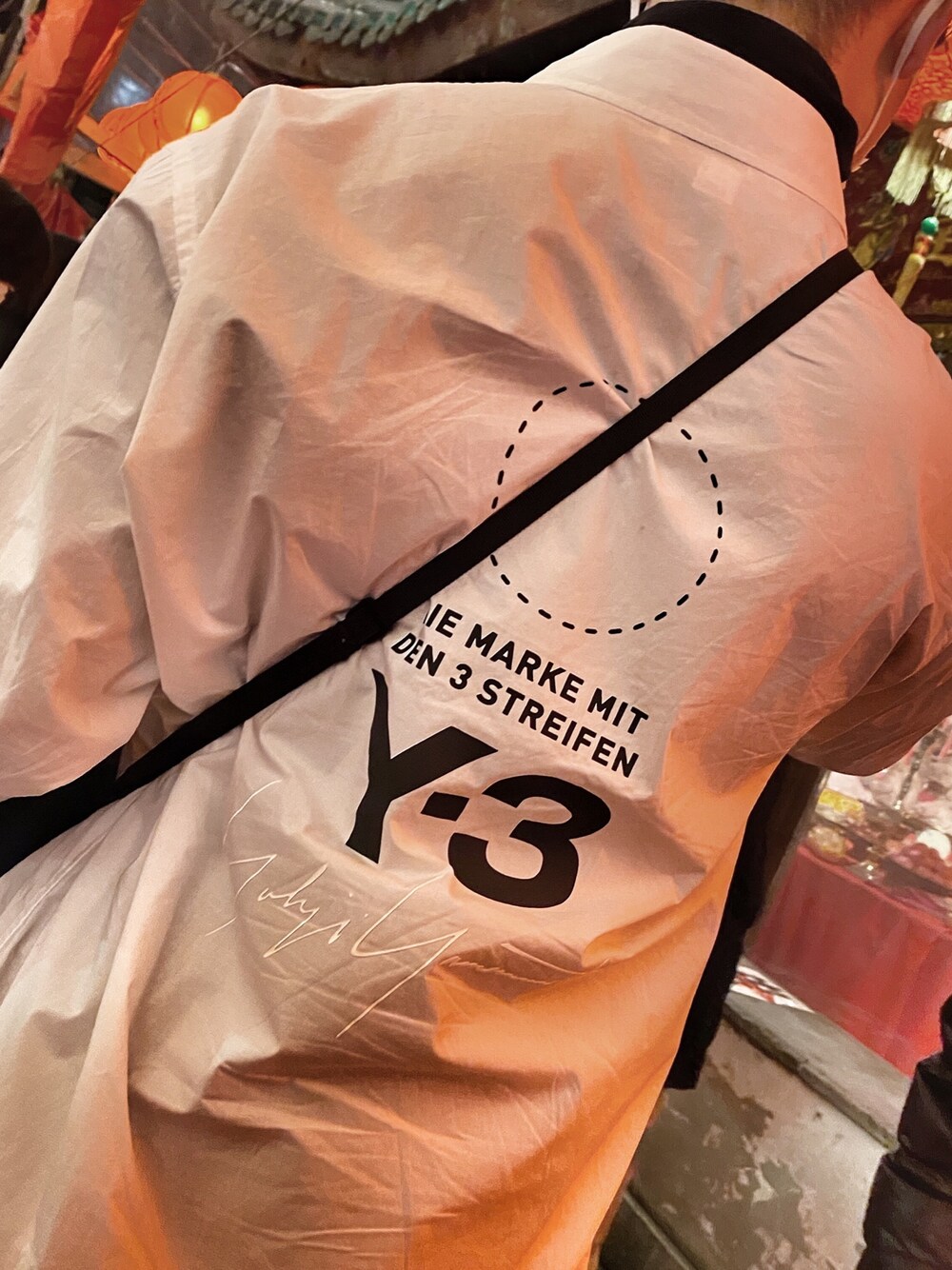 「Y-3のU STKD LG SHIRT（シャツ/ブラウス、ホワイト系）」を使った、マーさん（メンズ・176cm）の冬コーディネートの1枚目の写真