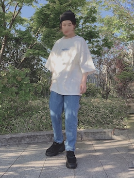 「いいね返し」｜「アイテム（ニットキャップ/ビーニー）」を使った、いくら【相互】さん（レディース・164cm）の春コーディネート