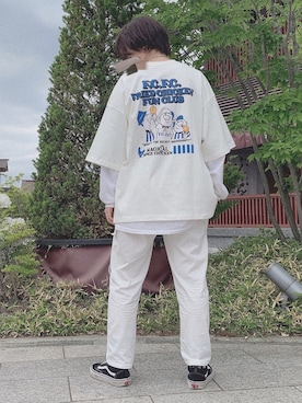 「made in standard （メイドインスタンダード）のアイテム」を使った、いくら【相互】さん（レディース・164cm）の夏コーディネート