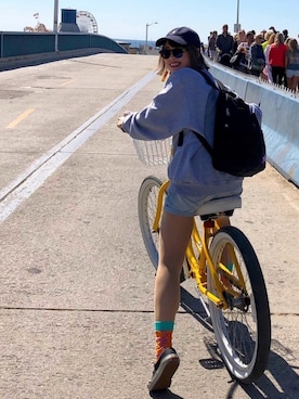 「MARC JACOBS」｜「アイテム（その他）」を使った、shizukaさん（レディース・162cm）の春コーディネート