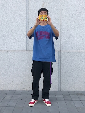 周泽军さん（メンズ・174cm）の夏コーディネート