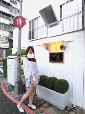 「TOMS（トムス）のアイテム（シューズ）」を使った、笑笑妞🌸さん（レディース・159cm）の春コーディネート