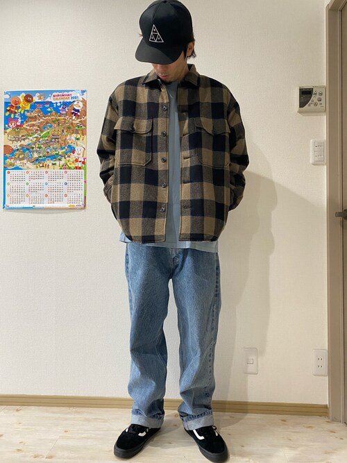 Kazukiさんのキャップを使ったコーディネート Zozotown