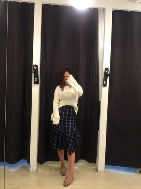 「8seconds（エイトセカンズ）のアイテム（ワンピース/ドレス）」を使った、瘦10kg就是超模的Tiffanyさん（レディース・174cm）の冬コーディネート