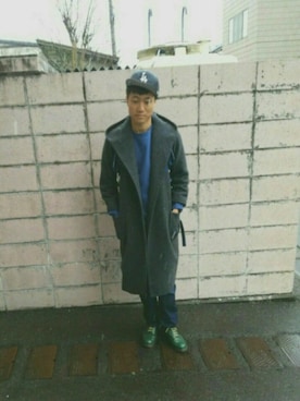 「w closet（ダブルクローゼット）のアイテム」を使った、TomohiroKOMATSU さん（メンズ・177cm）の春コーディネート