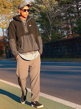 「やっぱりストリートが好き」｜「アイテム（その他アウター）」を使った、MASAHIDEさん（メンズ・180cm）の冬コーディネート