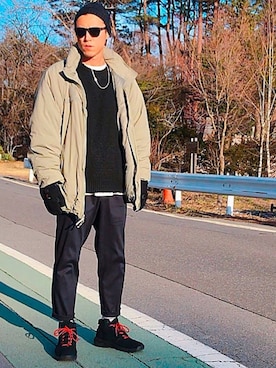 MASAHIDEさん（メンズ・180cm）の冬コーディネート