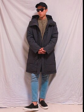 MASAHIDEさん（メンズ・180cm）の冬コーディネート