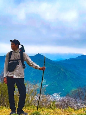 「ARC'TERYX（アークテリクス）のアイテム（トップス）」を使った、MASAHIDEさん（メンズ・180cm）の春コーディネート