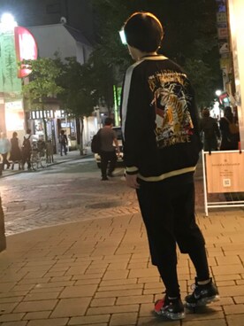 「doublet（ダブレット）のアイテム（ブルゾン）」を使った、ゆきちゃソさん（メンズ・164cm）の秋コーディネート
