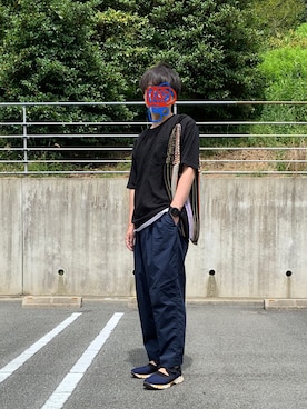 「MARNI（マルニ）のアイテム（シューズ）」を使った、ゆきちゃソさん（メンズ・162cm）の夏コーディネート