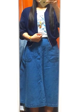 「Lily Brown」｜「アイテム（ブルゾン）」を使った、Natsuさん（レディース・155cm）の春コーディネート