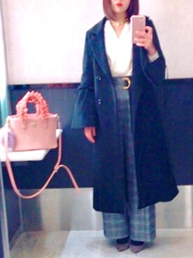 「DIANA」｜「アイテム（その他アウター）」を使った、Natsuさん（レディース・155cm）の冬コーディネート
