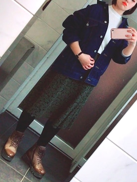 「Lily Brown」｜「アイテム（デニムジャケット）」を使った、Natsuさん（レディース・155cm）の春コーディネート