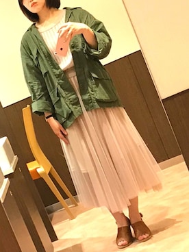 「DIANA」｜「アイテム（腕時計）」を使った、Natsuさん（レディース・155cm）の春コーディネート