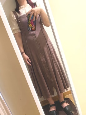 「NAOT」｜「アイテム（ワンピース/ドレス）」を使った、Natsuさん（レディース・155cm）の秋コーディネート