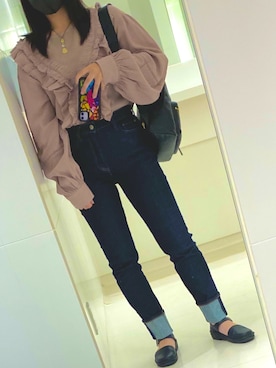 「healthyデニム」｜Natsuさん（レディース・155cm）の秋コーディネート