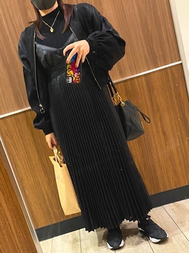 「Lily Brown」｜「アイテム（ブルゾン）」を使った、Natsuさん（レディース・155cm）の秋コーディネート