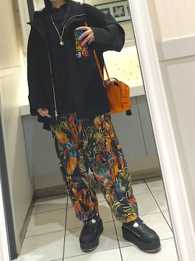 「TORY BURCH（トリーバーチ）のアイテム（腕時計）」を使った、Natsuさん（レディース・155cm）の冬コーディネート