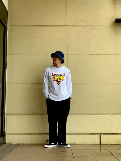 Schott Tokyo Bayonishiさんのtシャツ カットソーを使ったコーディネート Zozotown