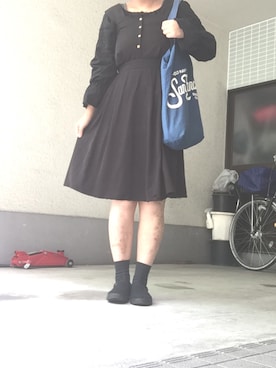 「OLD NAVY（オールドネイビー）のアイテム（バッグ）」を使った、のんたんさん（レディース・160cm）の秋コーディネート