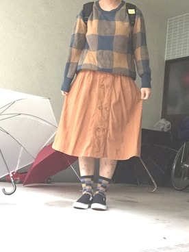 「Alexandros」｜のんたんさん（レディース・160cm）の秋コーディネート