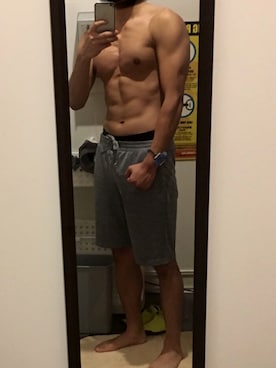 「ジム」｜「アイテム（その他）」を使った、oreさん（メンズ・173cm）の夏コーディネート