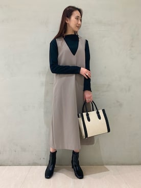 momokaさん（レディース・164cm）の冬コーディネート