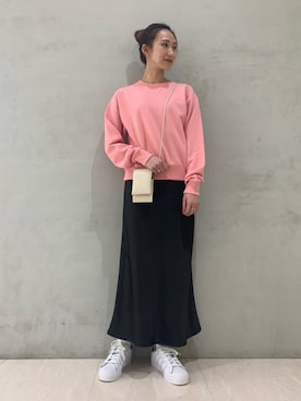 「URBAN RESEARCH（アーバンリサーチ）のアイテム（財布/小物）」を使った、momokaさん（レディース・164cm）の冬コーディネート