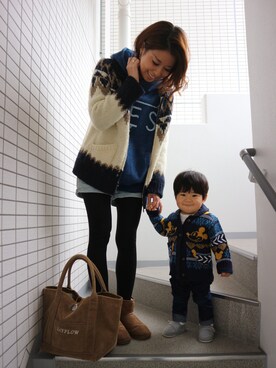 asmさん（レディース・161cm）の冬コーディネート