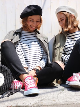 asmさん（レディース・161cm）の春コーディネート