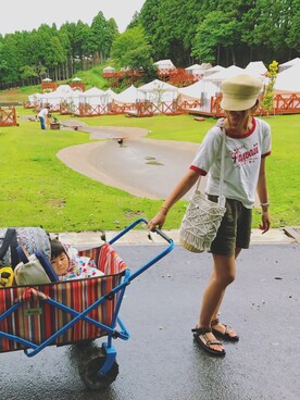 asmさん（レディース・161cm）の夏コーディネート