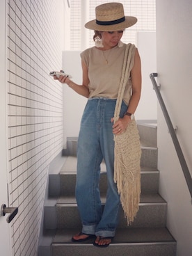 asmさん（レディース・161cm）の夏コーディネート