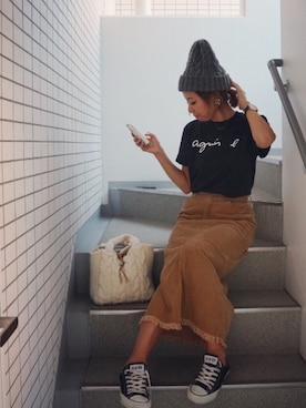 asmさん（レディース・161cm）の秋コーディネート