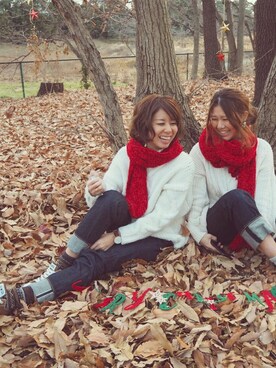 「Daniel Wellington（ダニエルウェリントン）のDaniel Wellington St Mawes 40mm（アナログ腕時計）」を使った、asmさん（レディース・161cm）の冬コーディネート