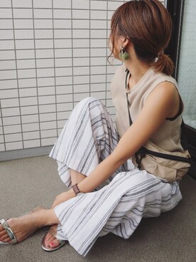 asmさん（レディース・161cm）の夏コーディネート