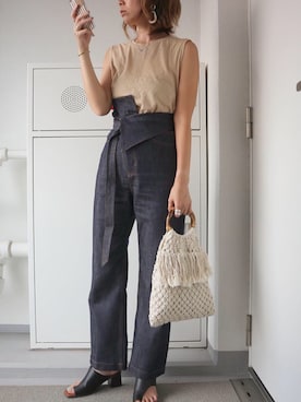 asmさん（レディース・161cm）の夏コーディネート