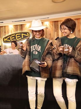 asmさん（レディース・161cm）の冬コーディネート