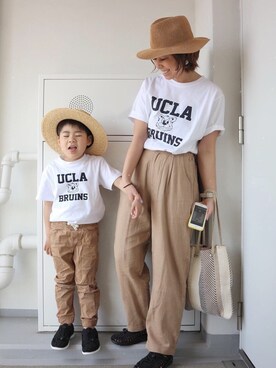 「URBAN RESEARCH Sonny Label（アーバンリサーチサニーレーベル）のアイテム（ハット）」を使った、asmさん（レディース・161cm）の春コーディネート