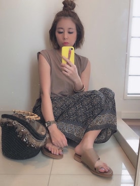 「FREE'S SHOP（フリーズショップ）のアイテム」を使った、asmさん（レディース・161cm）の夏コーディネート