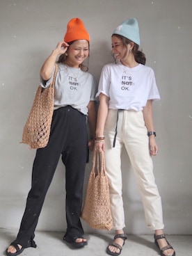 asmさん（レディース・161cm）の夏コーディネート