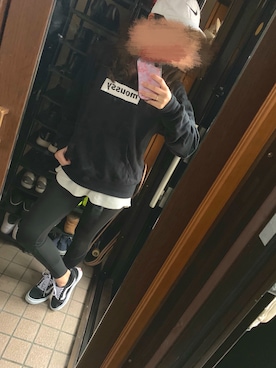 「PUMA（プーマ）のアイテム（レッグウェア）」を使った、yukaさん（レディース・156cm）の冬コーディネート