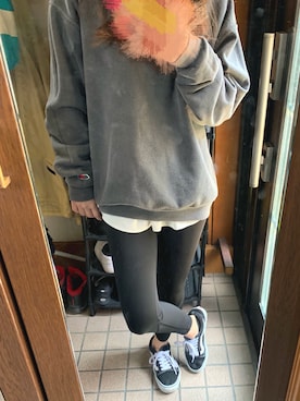 「PUMA（プーマ）のアイテム（レッグウェア）」を使った、yukaさん（レディース・156cm）の春コーディネート