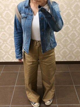 Mam(相互)さん（レディース・151cm）の春コーディネート