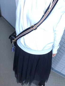 「niko and...（ニコアンド）のアイテム（キーホルダー）」を使った、Mam(相互)さん（レディース・151cm）の秋コーディネート