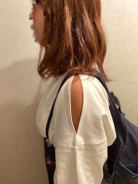 「ROPE' PICNIC（ロペピクニック）のアイテム（サロペット/オーバーオール）」を使った、Mam(相互)さん（レディース・151cm）の秋コーディネート