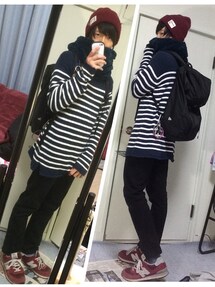 UNIQLO | ニットセーター(ボーダー)(ニット/セーター)