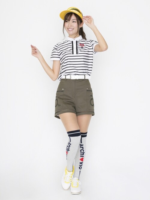 魅力的な価格 ポロシャツ ショートパンツ 靴下 アルチビオ ウエア 女性用