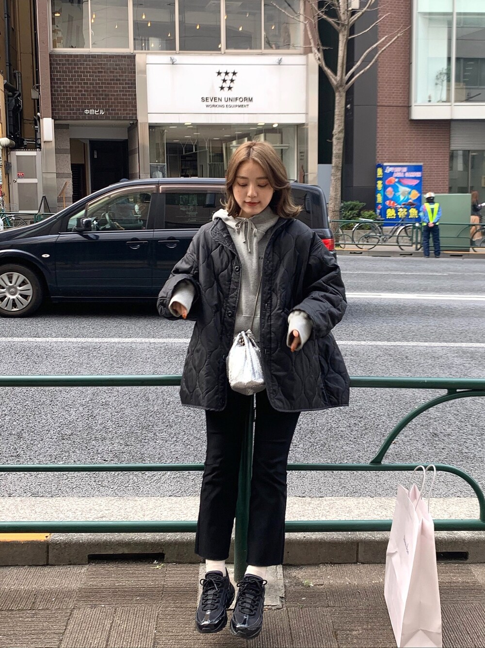ドロストヘムビッグフーディー パーカー スウェット Mila Owen Mila Owen（ミラオーウェン）の「ドロストヘムビッグフーディー