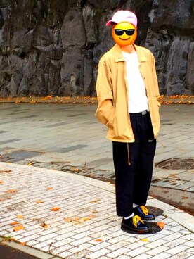 「アイテム（その他アウター）」を使った、とよさん（メンズ・175cm・10代）の秋コーディネート